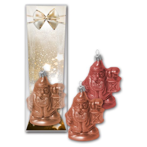 Christbaumkugel Nikolaus mit Laterne 55g