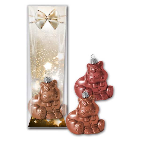 Christbaumkugel Nilpferd 65g