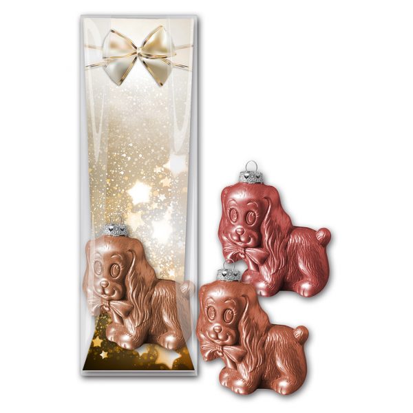 Christbaumkugel Pudel 65g